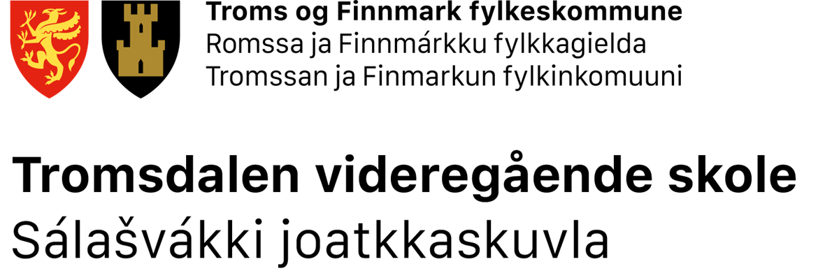 Logoen til Tromsdalen vgs