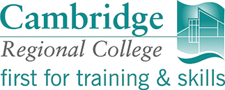 Bilde med tekst cambridge regional college first for training and skills - Klikk for stort bilde